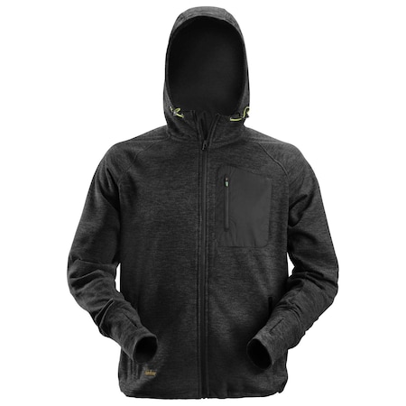 Snickers Workwear FlexiWork Fleece Hoodie (Black/Black) - X-Large U8041 0404 007